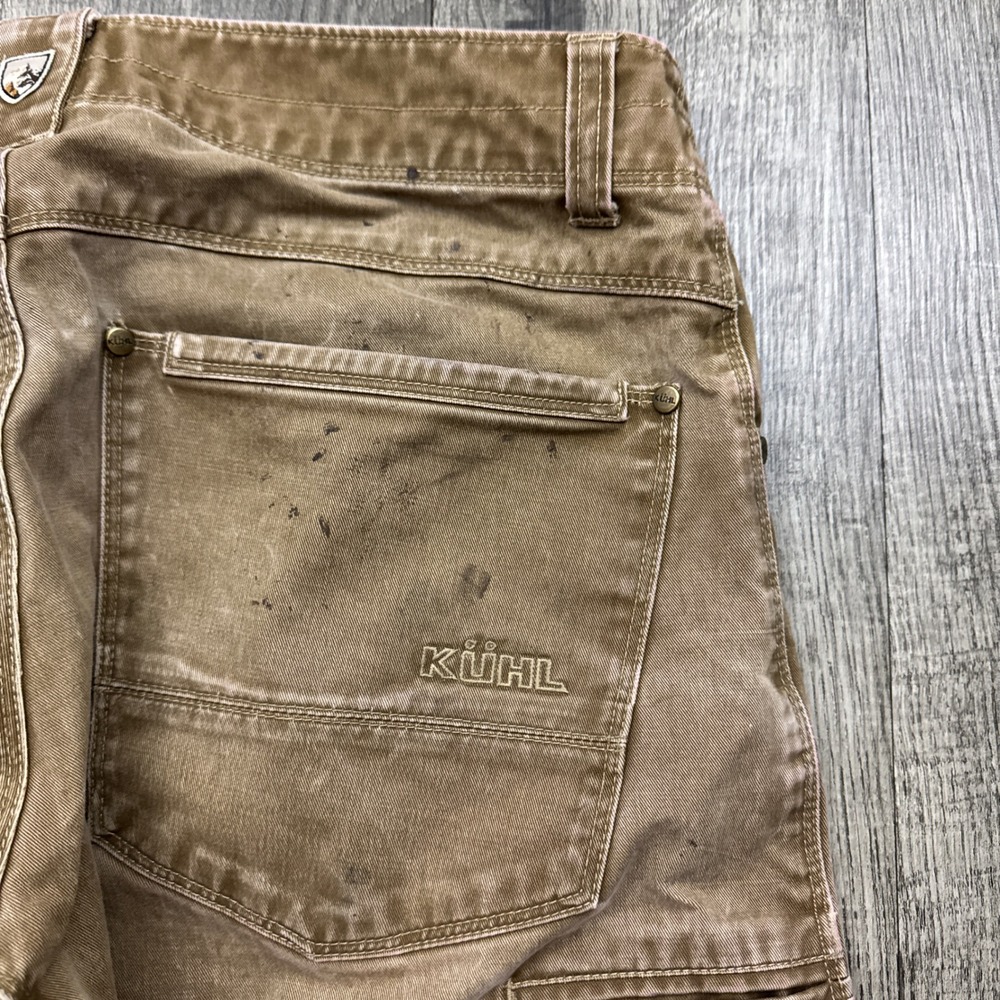 Kuhl Rydr Paint Splatter Distressed Work Hiking Pants Sz 32x29 - Picture 15 of 15